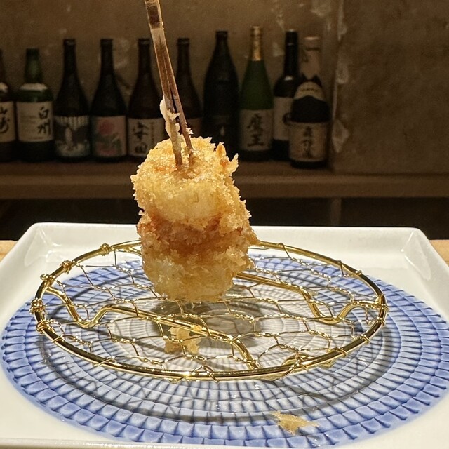 Kushiage Chiyoka - Yotsubashi/Kushi-age (Deep-fried skewers) | Tabelog