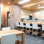 都寿司 - 店舗内観