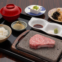 ステーキ溶岩焼御膳