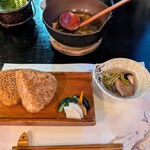 郷土料理ともん - ともんさんのお米は長野県の標高の高い地域のもの。雪解け水の不足で新潟県の水事情は深刻なようで、今やお米のメッカも北海道に移りつつあるんだとか。