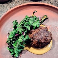Ukiyo - 付け合せのお野菜が美味しかったです。お肉もふんわり柔らかでしたね