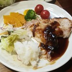 キッチン ブルー グローブ - みたびワンプレート