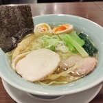 麺屋 空海 - 塩味玉ラーメン1000円