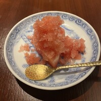 月居 赤坂 - スイカのシャーベット