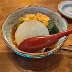 兆治 - これがお通し。手抜きなし。