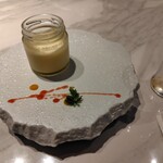 Baumhaus SUN - この日のミニデザート（パッションフルーツのムース）