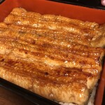 尾花 - うな重(大)、串の跡も芸術的