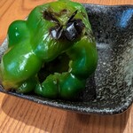 里葉亭 - 焼きピーマン