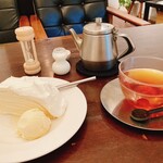 パルファン - ケーキとミルクティー