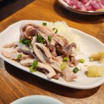 炭火焼肉ホルモンさわいし - ガツ刺し