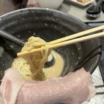 鶏soba 座銀 - 麺　もっと下さ〜い‼️笑