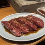 炭火焼肉ホルモンさわいし - 和牛特選サガリ　タレ
