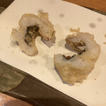 石臼挽き手打 蕎楽亭 - 鱧の天ぷら