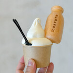 RAKUTO cheesecake craft - 料理写真:チーズソフトアイス☆