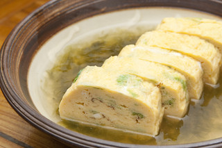 Nouen Robata Shimabutaya - アーサの出汁巻き玉子