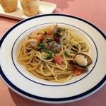 シェガーノ - あさりのビアンコパスタ…具だくさんです♪
