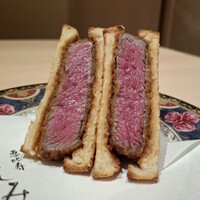 恵比寿 うしみつ - プリオッシュカツサンド