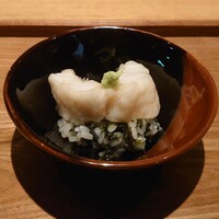 日本料理FUJI - 髭鱈､素揚げした海苔を和えた飯蒸し
