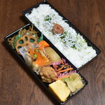 お惣菜のまつおか - 料理写真:釜揚げしらすご飯二段弁当（１，０８０円）２０２４年６月
