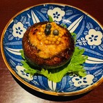 焼鳥 本田 - ブラウンマッシュルームの肉詰め