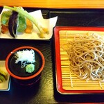 小原なごみ茶屋 - 野菜天もりセット