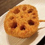 やきとん 初代 かなや - 蓮根串揚げ