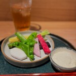 酒菜 原始焼き 竹さき - 