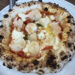 白めがねさんのpizza - 単品の海老のマルゲリータ✨