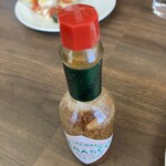 白めがねさんのpizza - タバスコも希望するば出してくれます✨