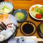 飛燕 - 海鮮丼定食（1100円）