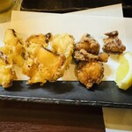 和彩むねや - タコの天ぷら、タコの唐揚げ