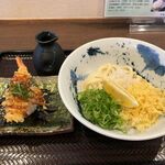 うどん かめや - 天むす＆ぶっかけうどん