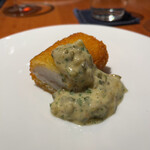 ひまわり食堂 - じゃがいものガレットヒラメ包み　タルタルソース