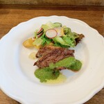 トラットリア ダ ゴイーノ - 仔羊ランプの香草グリル