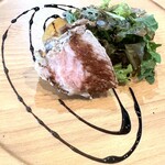 イタリア料理 住田 - メイン　鈴鹿幻泉山﨑ポークのロースト