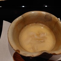 日本料理 山崎 - はまぐり茶碗蒸し
