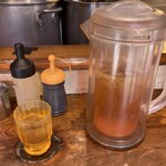 ラーメンの店 ホープ軒 - 口の中がスッキリするジャスミン茶