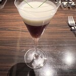 251741986 - ①冷たいコンソメジュレのカクテル