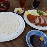 日進食堂 - 上カツライス 1100円