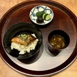 柏屋 大阪千里山 - 御飯 汁 漬物