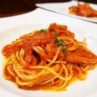 Cucina mollo - mollo名物「Spaghetti all astice」オマール海老のトマトソー