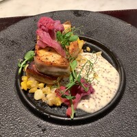 Lien - 青森県産シャモロックの温製テリーヌ トリュフ風味