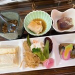 蕎仙 - セットの前菜