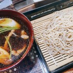 蕎仙 - かも汁と白そば