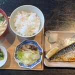 Restaurant Suju Masayuki - Saba Shioyaki Set Meal (JPY 1800, excluding tax)