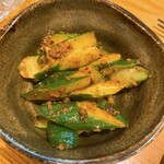 肴屋 大ちゃん - 赤SABA-YUタタキ胡瓜