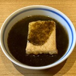 捏製作所 - 揚げ出し豆腐 成清海苔餡かけ。