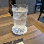 asama dinning - 麦焼酎のソーダ割り