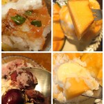 ヱビス珈琲 - かき氷の中の具材やクリームで、飽きず食べ進められます♪