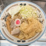 中華そば みたか - ワンタンメン油そば半熟卵付き